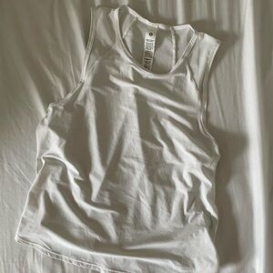 Lululemon Athletica Sculpt White Tank Top